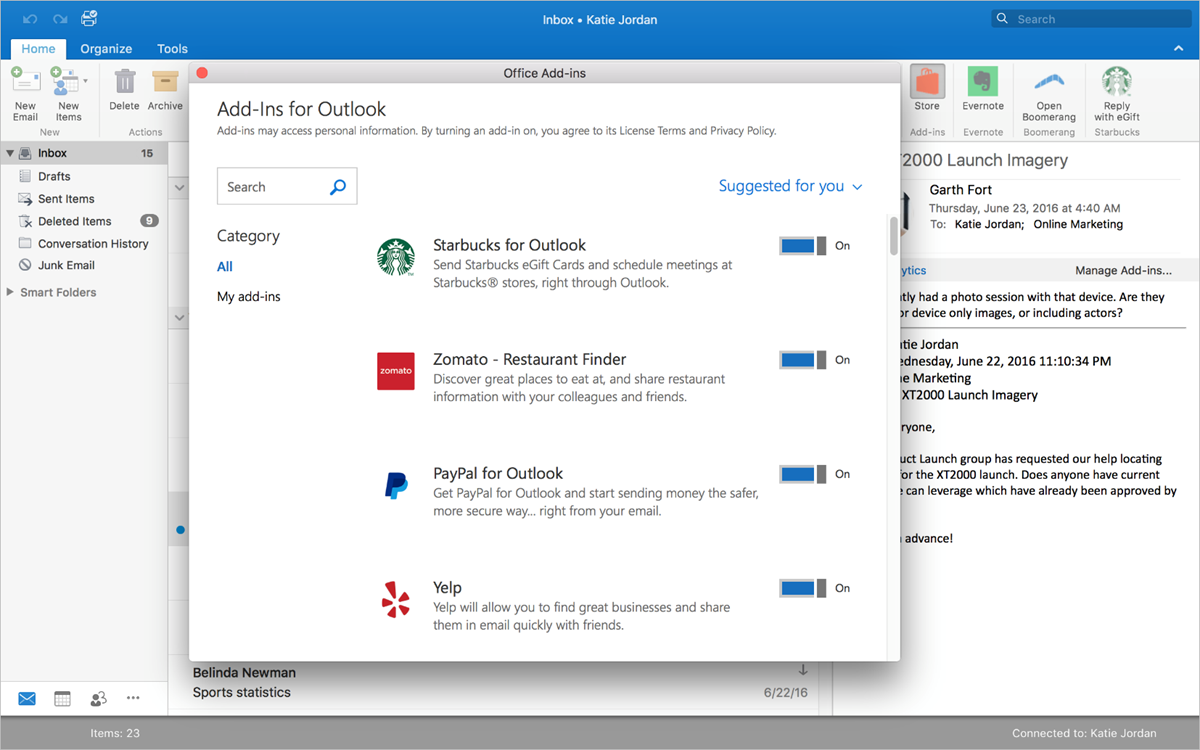 assigning tasks in outlook for mac